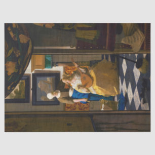Papel De Seda A Carta do Amor, 1669-1670, de Johannes Vermeer