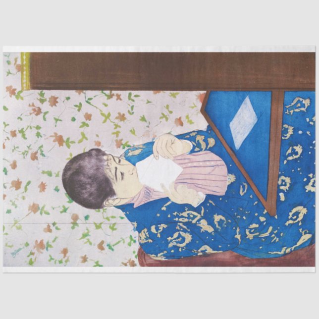 Papel De Seda A Carta, Mary Cassatt (Frente )