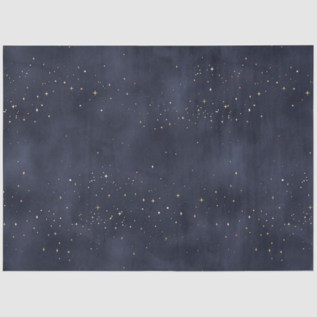 Papel De Seda A Celestial Starry Night Series Design 15 (Frente )