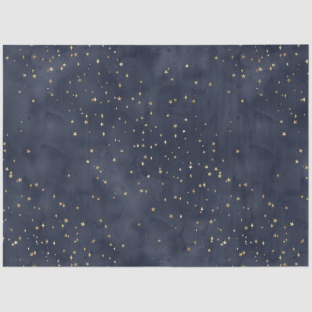 Papel De Seda A Celestial Starry Night Series Design 16 (Frente )