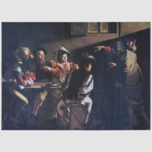 Papel De Seda A chamada do Santo Matthew, Caravaggio