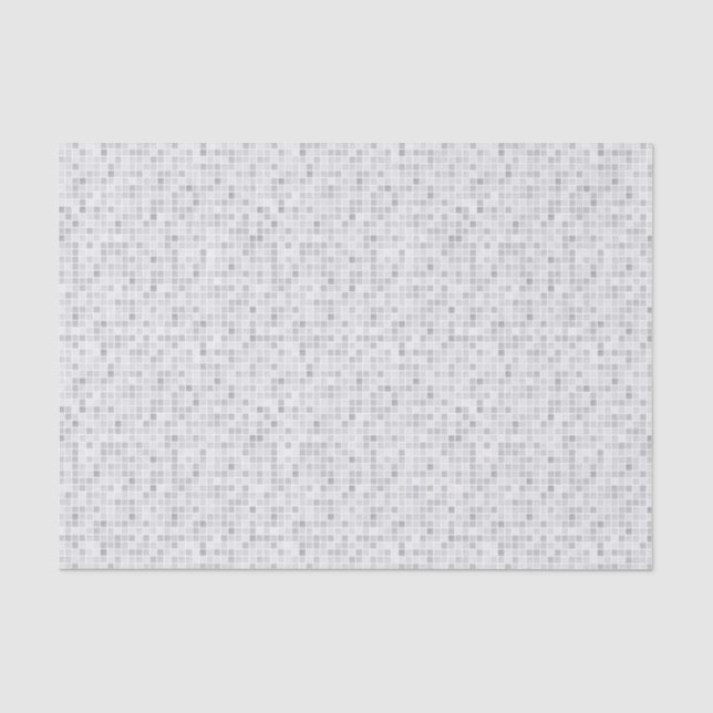 Papel De Seda A cinza telha o teste padrão (Frente )