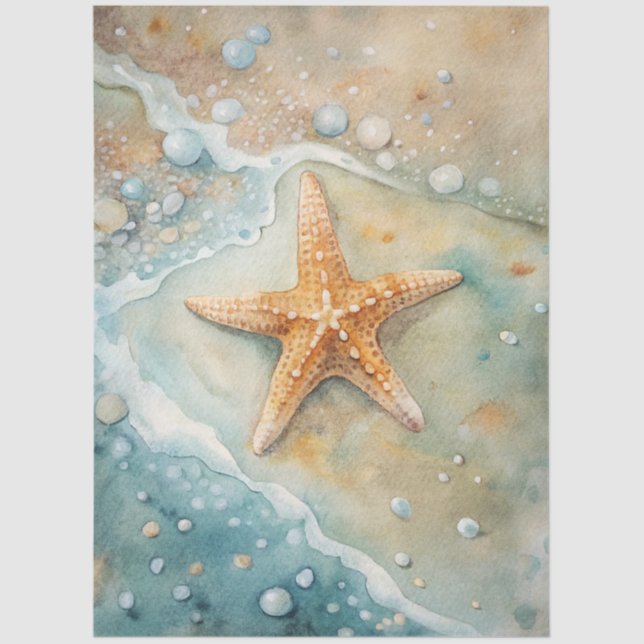 Papel De Seda A Coastal Series Design 20 (Frente )