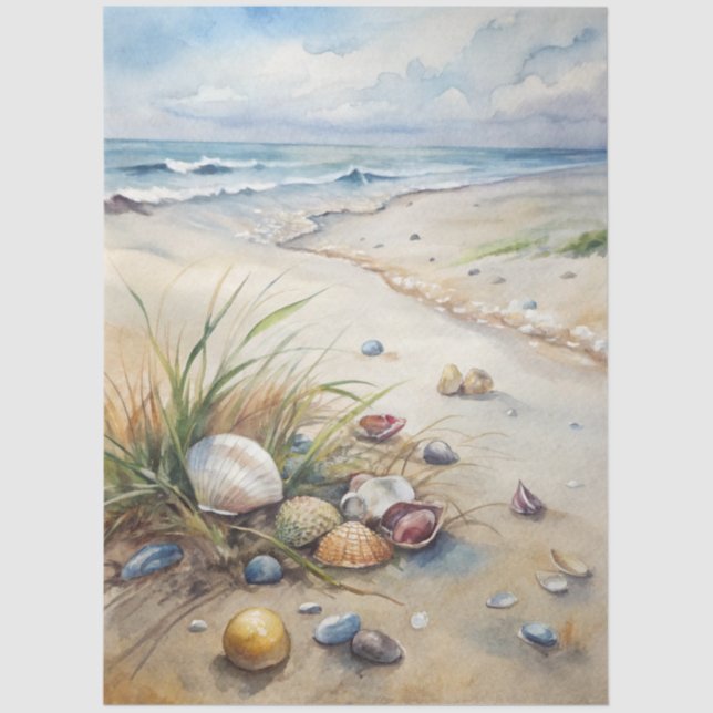 Papel De Seda A Coastal Series Design 33 (Frente )