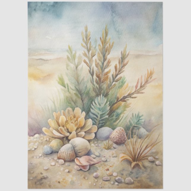 Papel De Seda A Coastal Series Design 35 (Frente )