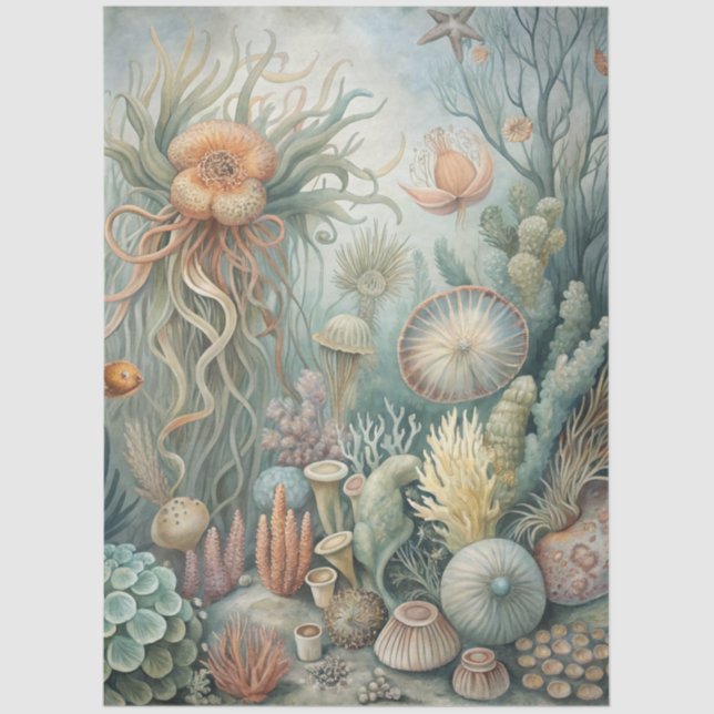 Papel De Seda A Coastal Series Design 61 (Frente )