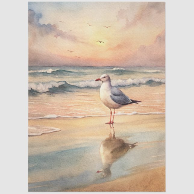 Papel De Seda A Coastal Series Design 84 (Frente )