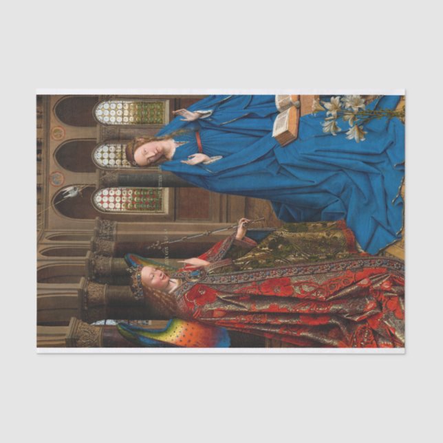 Papel De Seda A Comunicação de Jan van Eyck (Frente )