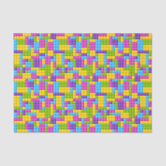 Papel De Seda A construção plástica obstrui o teste padrão (Frente )