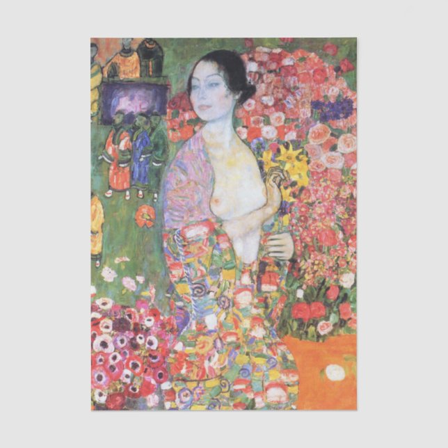 Papel De Seda A Dançarina, Gustav Klimt (Frente )