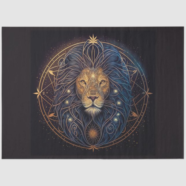 Papel De Seda A Design da Série Zodiac 12 (Frente )