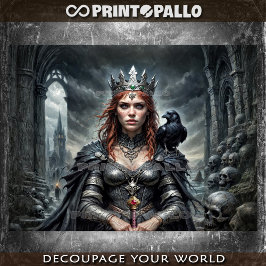 Papel De Seda A Deusa Celta da Guerra