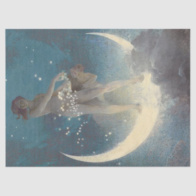 Papel De Seda A Deusa Solar de 1920 Estende Universo (Frente )