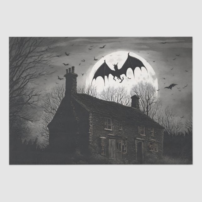 Papel De Seda A Dissociação Cryptid do Demônio de Jersey (Frente )