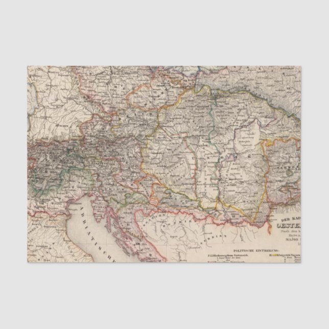 Papel De Seda A Europa Central (Frente )