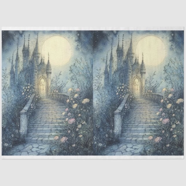 Papel De Seda A Fairy Moon Series Design nº 14 (Frente )