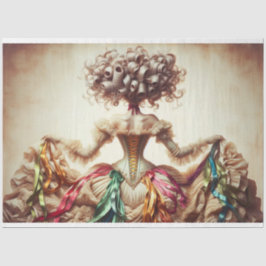 Papel De Seda A Femme Victorian Beauty Romance Fleur Decoupage