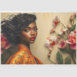 Papel De Seda A Femme Victorian Beauty Romance Rosa Decoupage