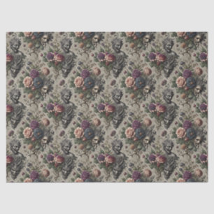 Papel De Seda A Festa de aniversário - Floral Vitoriano Gótico