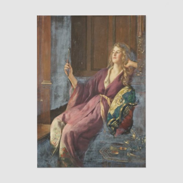 Papel De Seda A Garota Maliciosa (por John Collier) (Frente )