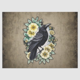 Papel De Seda A graça e a elegância do corvo.