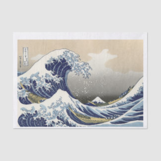 Papel De Seda A Grande Onda de Kanagawa de Hokusai (1760-1849)