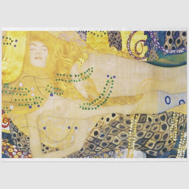 Papel De Seda A Hidra, Gustav Klimt (Frente )