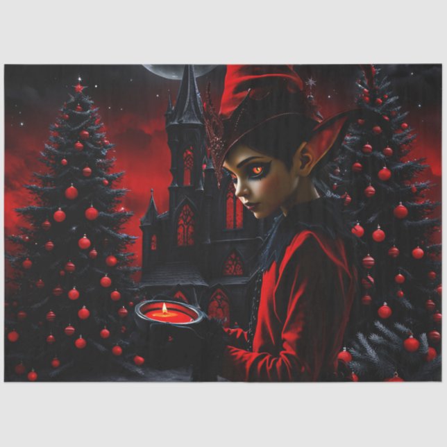 Papel De Seda A hora escura do natal. (Frente )