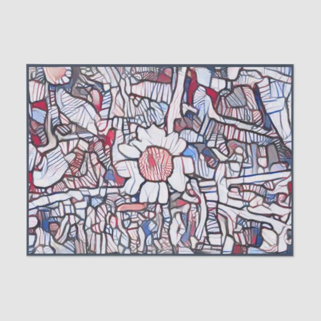 Papel De Seda A.I. Foto melhorada da humilde margarida (Frente )