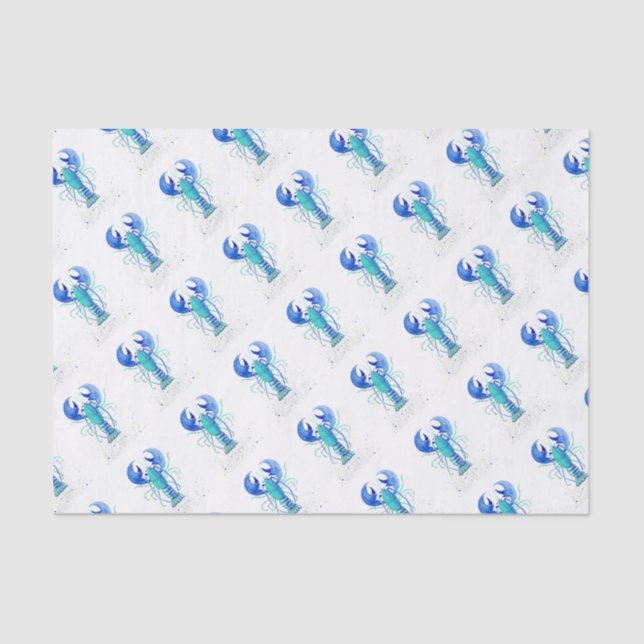 Papel De Seda A lagosta de Netuno (Frente )