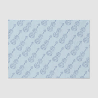 Papel De Seda A lápis azul desenho do violino