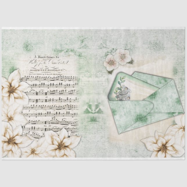 Papel De Seda A Let it Snow Series Design 4 (Frente )