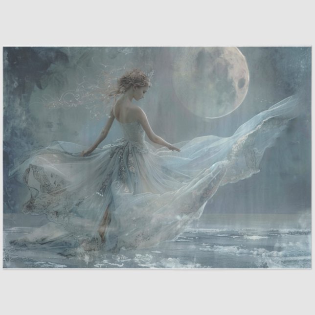 Papel De Seda A Lua e o Mar (Frente )