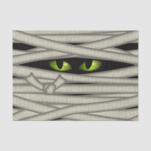 Papel De Seda A mamã Eyes o Dia das Bruxas ID685 verde
