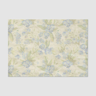 Papel De Seda A matéria têxtil floral do vintage acolhedor