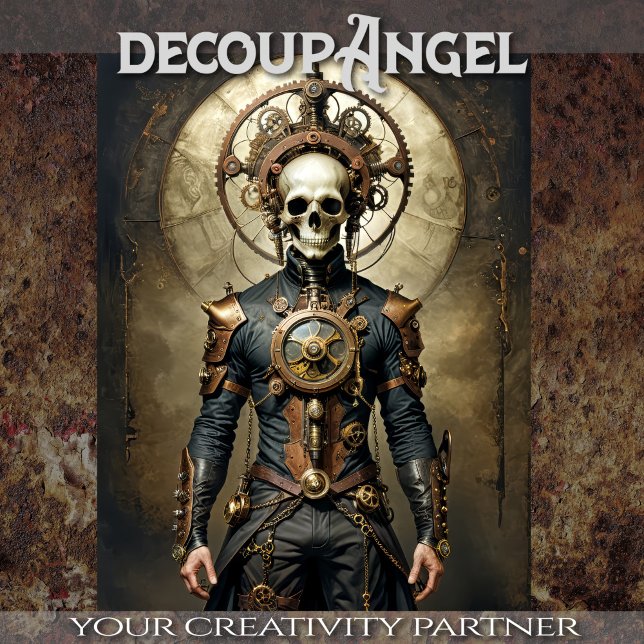 Papel De Seda A mente mecanizada - Decoupage - (Criador carregado)