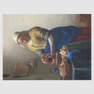 Papel De Seda A Milkmaid de Johannes Vermeer