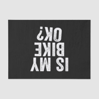 Papel De Seda A Minha Bicicleta Está Engraçada, Motocicleta Dirt