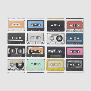 Papel De Seda A mistura retro legal das gavetas do vintage grava