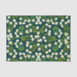 Papel De Seda A montanha de Edelweiss do suíço floresce o lenço