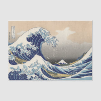 Papel De Seda A onda do Excelente de Kanagawa Hokusai