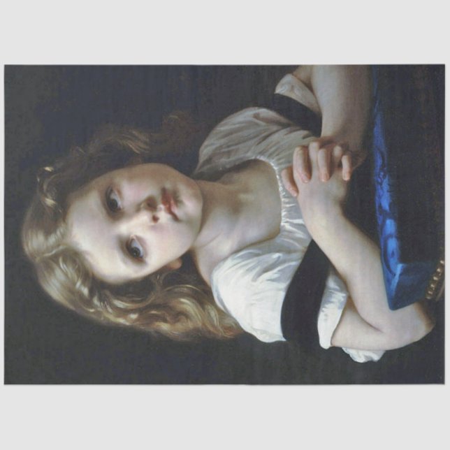 Papel De Seda A Oração, Bouguereau (Frente )