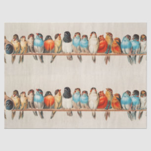 Papel De Seda A Perch of Birds, 1880 por Hector Giacomelli