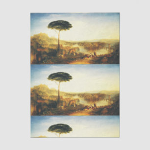Papel De Seda A Peregrinação de Childe Harold por Joseph Turner