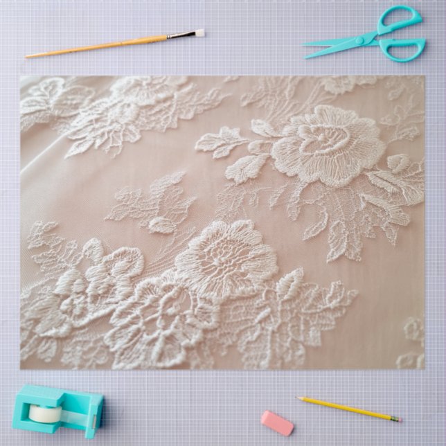 Papel De Seda A Pink Lace Series Design #3 (Arte )