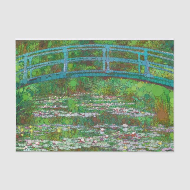 Papel De Seda A Ponte Japonesa por After Claude Monet (Frente )
