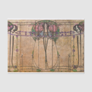 Papel De Seda A Rainha de maio por Margaret Macdonald Mackintosh