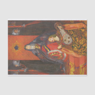 Papel De Seda A Rainha dos Espadas de Byam Shaw