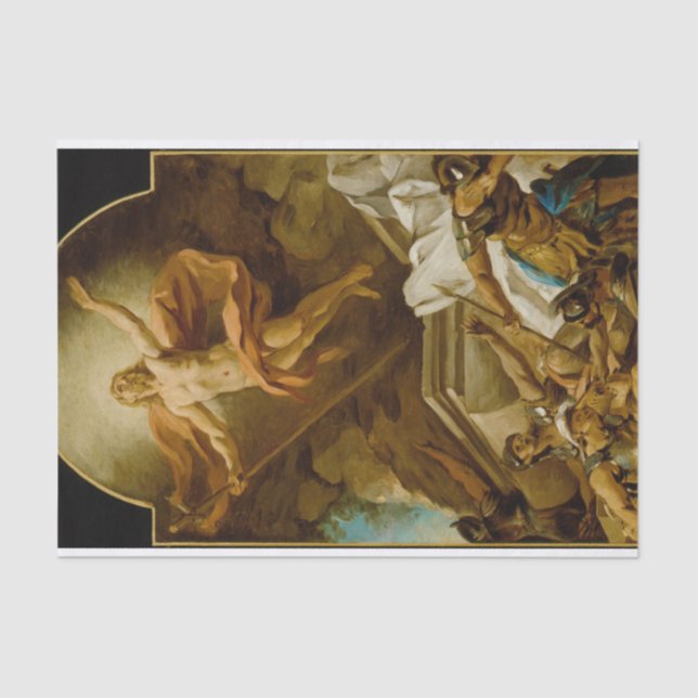 Papel De Seda A ressurreição de Jean-Francois de Troy (Frente )