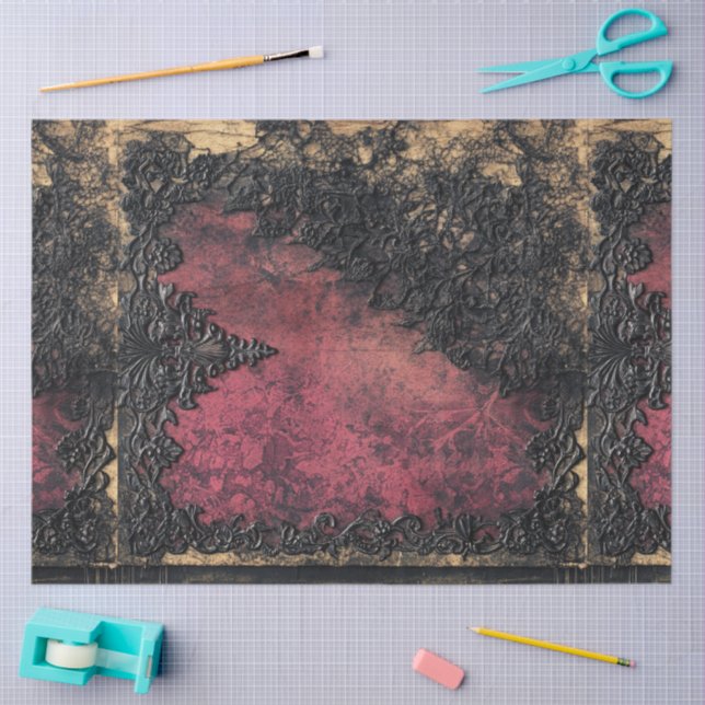 Papel De Seda A Romance and Gothic Series Design #1 (Arte )